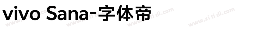 vivo Sana字体转换